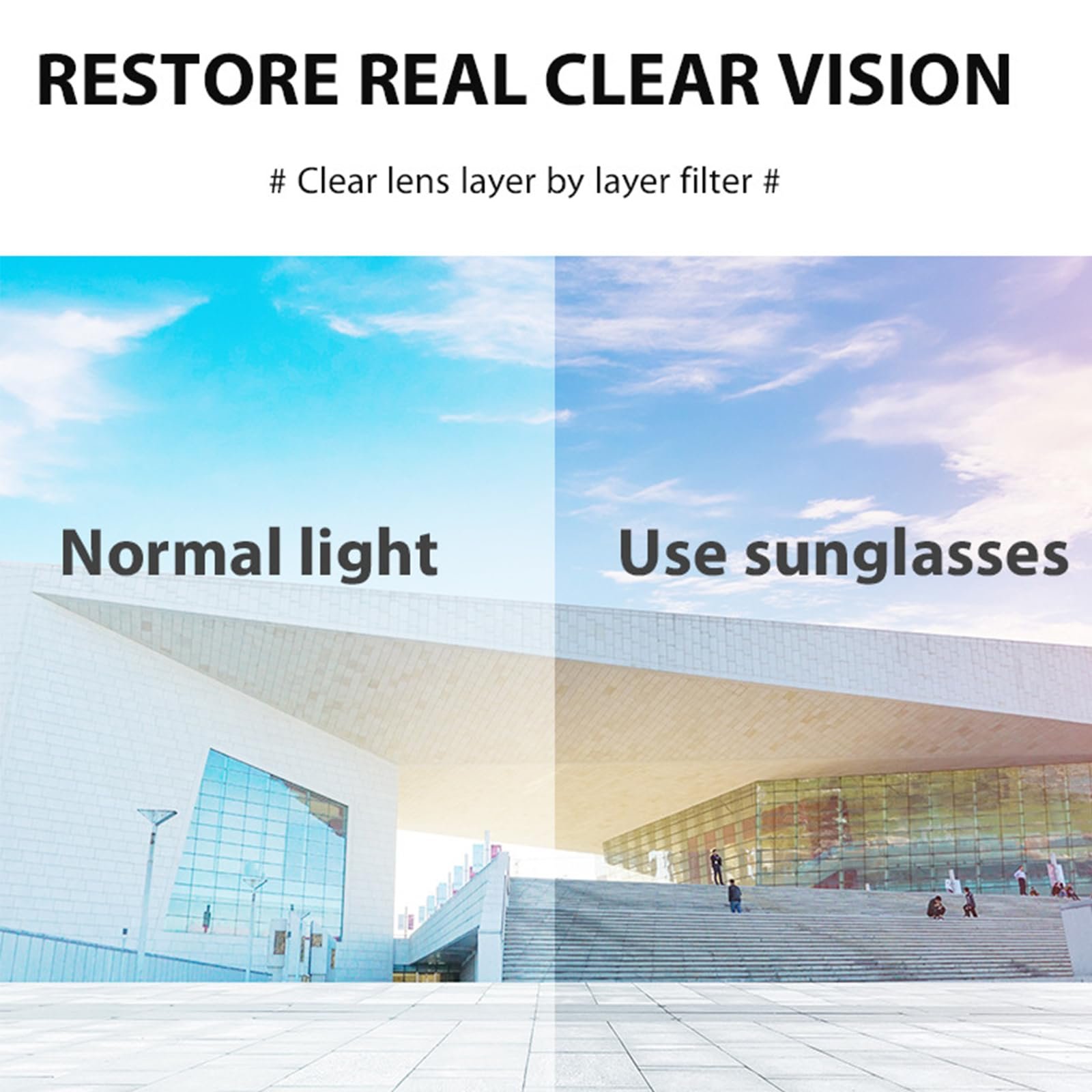 Сонцезахисні окуляри Жіночі BDSHUNBF Чорні з УФ-захистом Ретро, фото №5