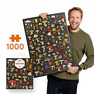 Пазл CzuCzu 2764 Гриби 1000 елементів Мультиколор synthetic.ua - Фото 1