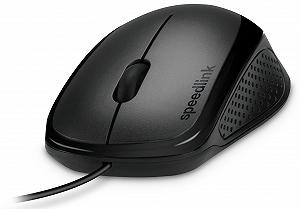 Мышь Speedlink Kappa USB, 3 кнопки, черная synthetic.ua - Фото 1