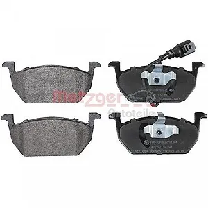 Комплект гальмівних колодок METZGER GREENPARTS 1170828 для VAG, передня вісь synthetic.ua - Фото 1