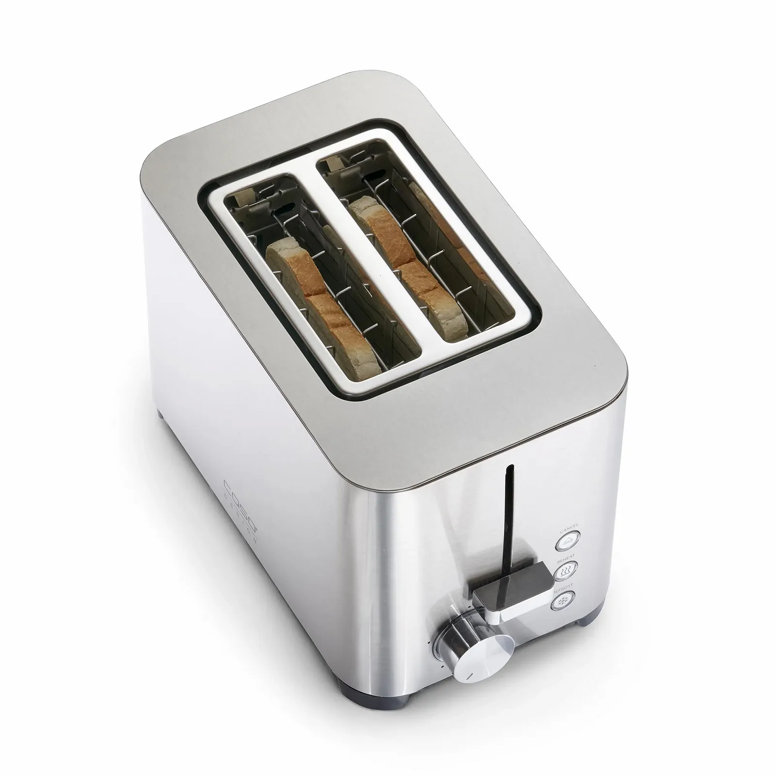 Тостер CASO Classico T2 Duo нержавіюча сталь на 2 скибочки, фото №6