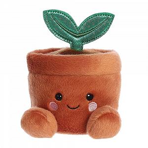 Мягкая игрушка Aurora Palm Pals Terra Flower Pot 33793 Коричневая 13 см - Фото 1