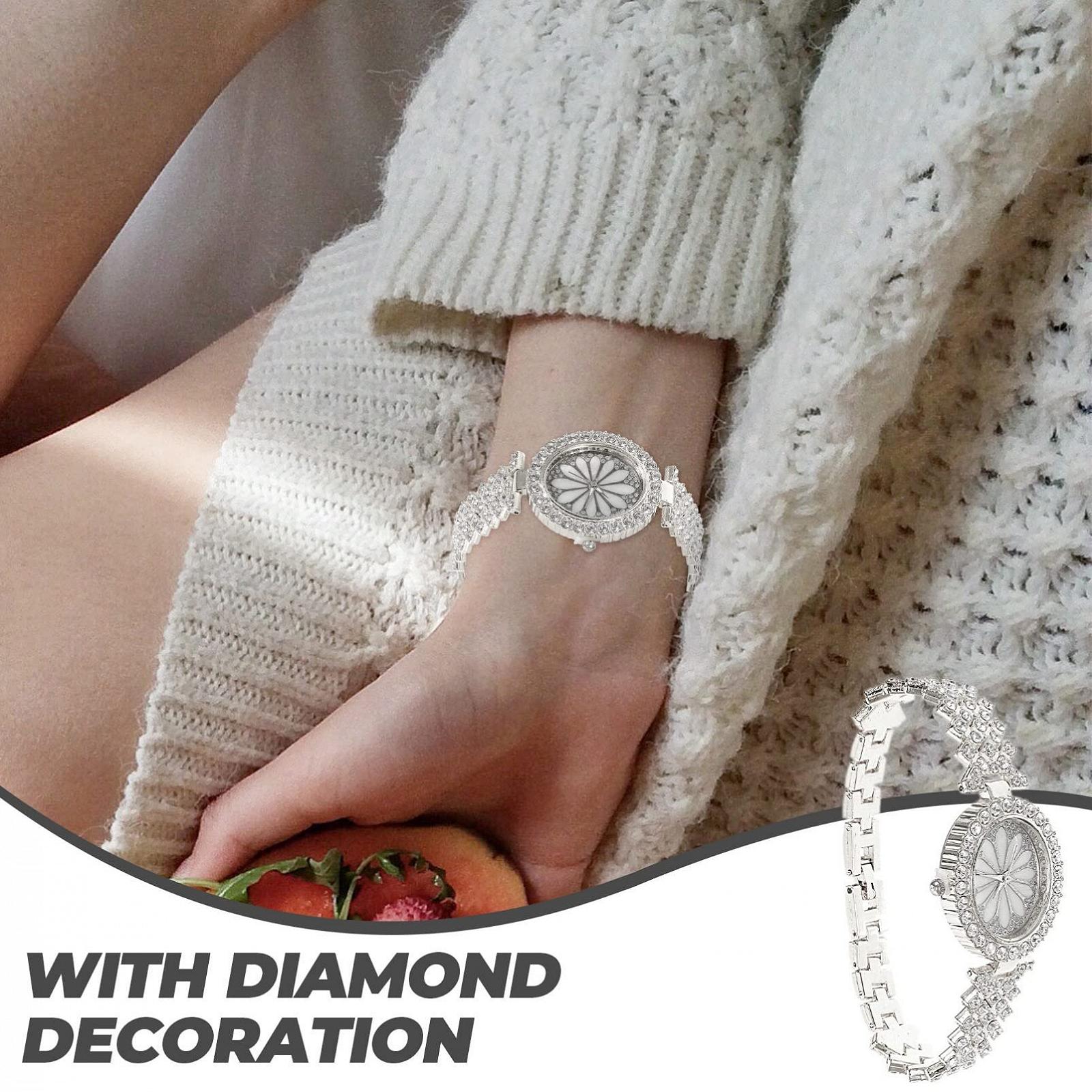 Женские часы Healvian Креативные Стильные Серебристые, фото №9