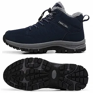 Мужские зимние ботинки ZHNSHM Утепленные мехом synthetic.ua - Фото 1