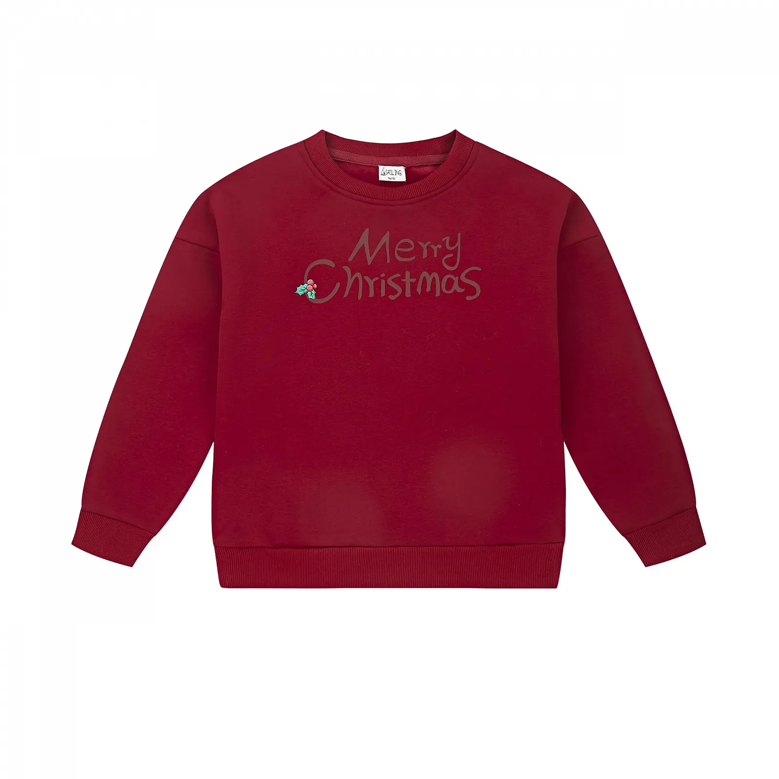 Унісекс дитячий різдвяний світшот Sailing, Теплий та затишний з флісом всередині, Мотив Merry Christmas, фото №1 Унісекс дитячий різдвяний світшот Sailing, Теплий та затишний з флісом всередині, Мотив Merry Christmas, фото №1