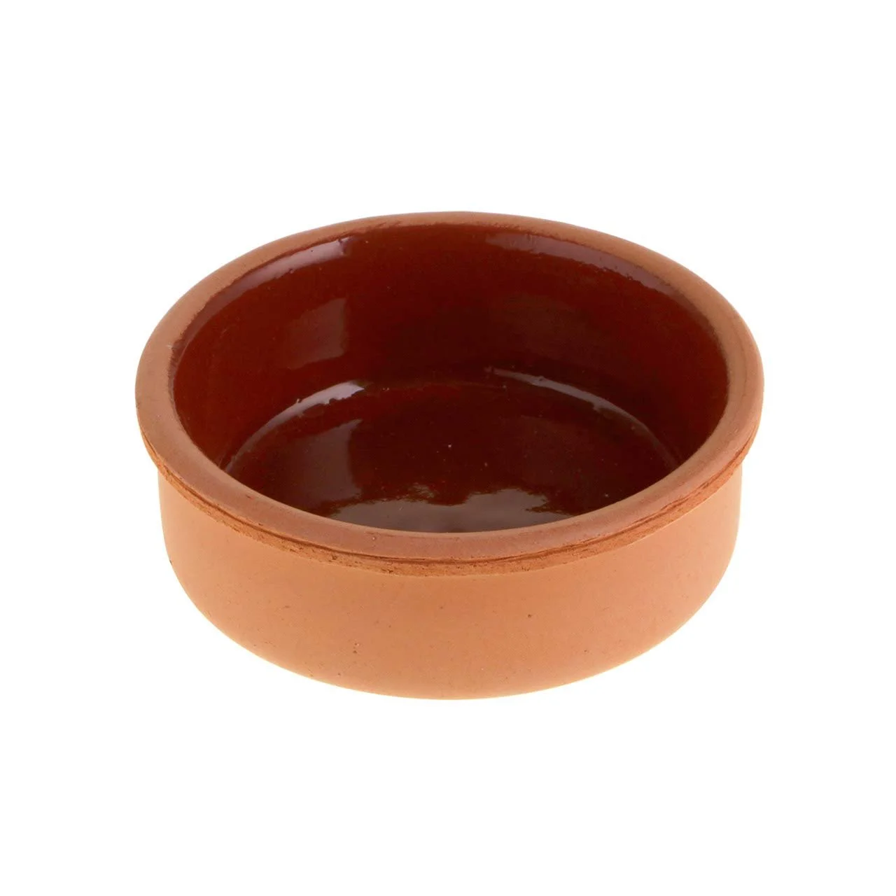 Горщики для запікання Kütahya Sütlac Kabi глиняні 10 см 6 шт. Коричневі, фото №3