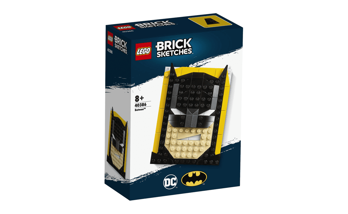 Детский конструктор LEGO Brick Sketches Бэтмен (40386), фото №1