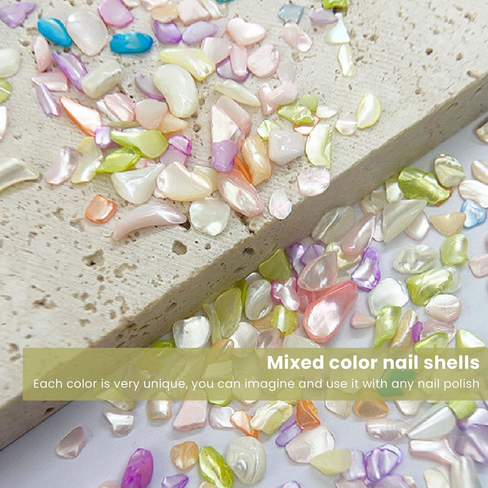 Мушлі для нігтів 2 коробки Aurora Glitter UV Gel DIY, фото №4