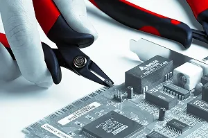 Тонкогубцы WIHA Top Electronic. Z 36 0 135 03 electrons. Spitz synthetic.ua - Фото 1