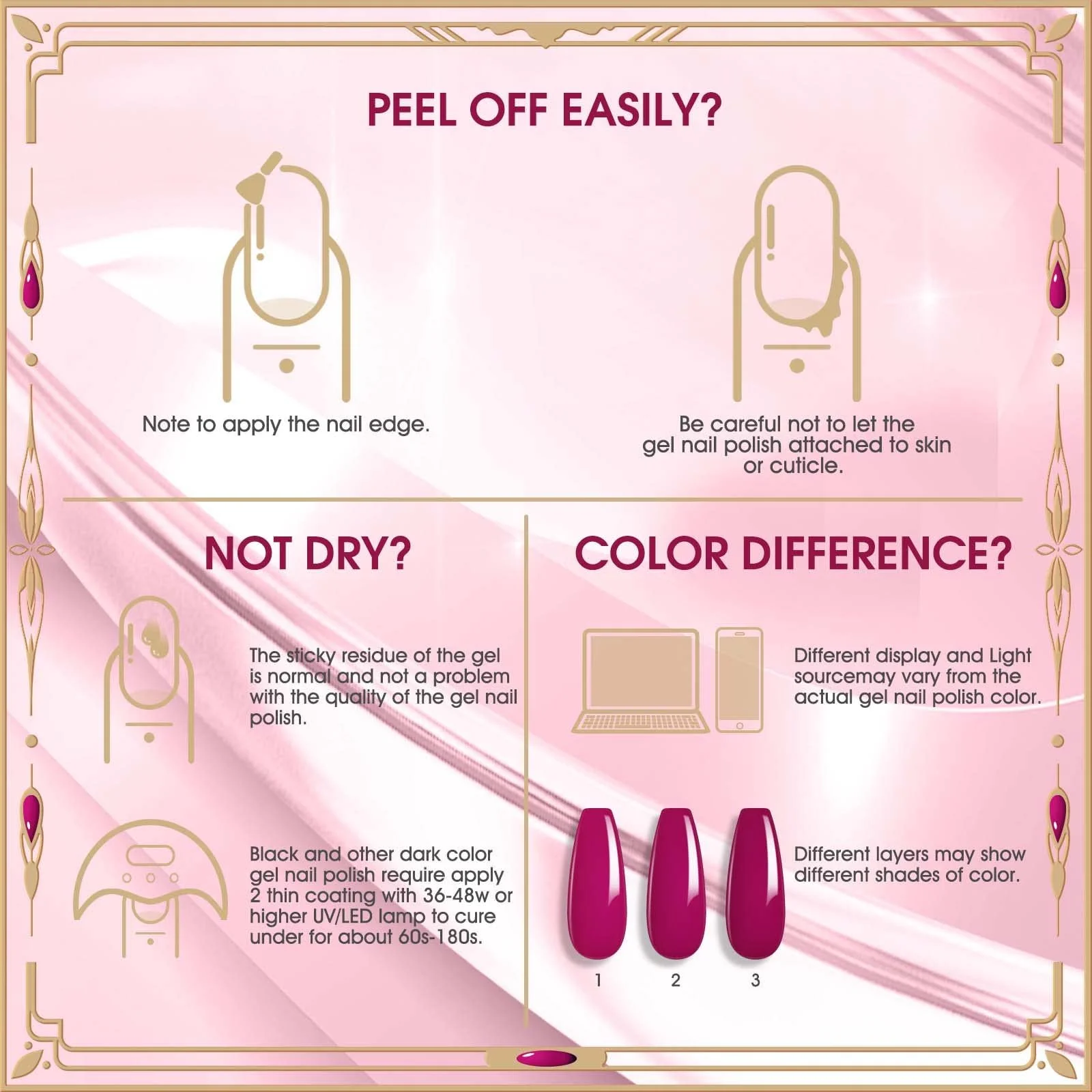 Гель-лак ROSALIND Набір 6 кольорів, фото №9