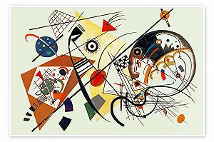 Постер Wassily Kandinsky Crossing Lines, 1923 120 x 80 см - Фото 1