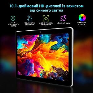 Планшет 10.1" FASTWD ‎L231 12+24/128Gb 8 ядер Android 14 8000 mAh Grey synthetic.ua - Фото 1