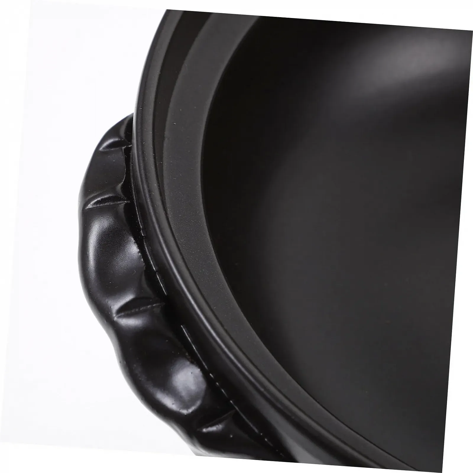 Кастрюля керамическая Toyvian 900 мл с ручками и термостойкой крышкой, фото №3