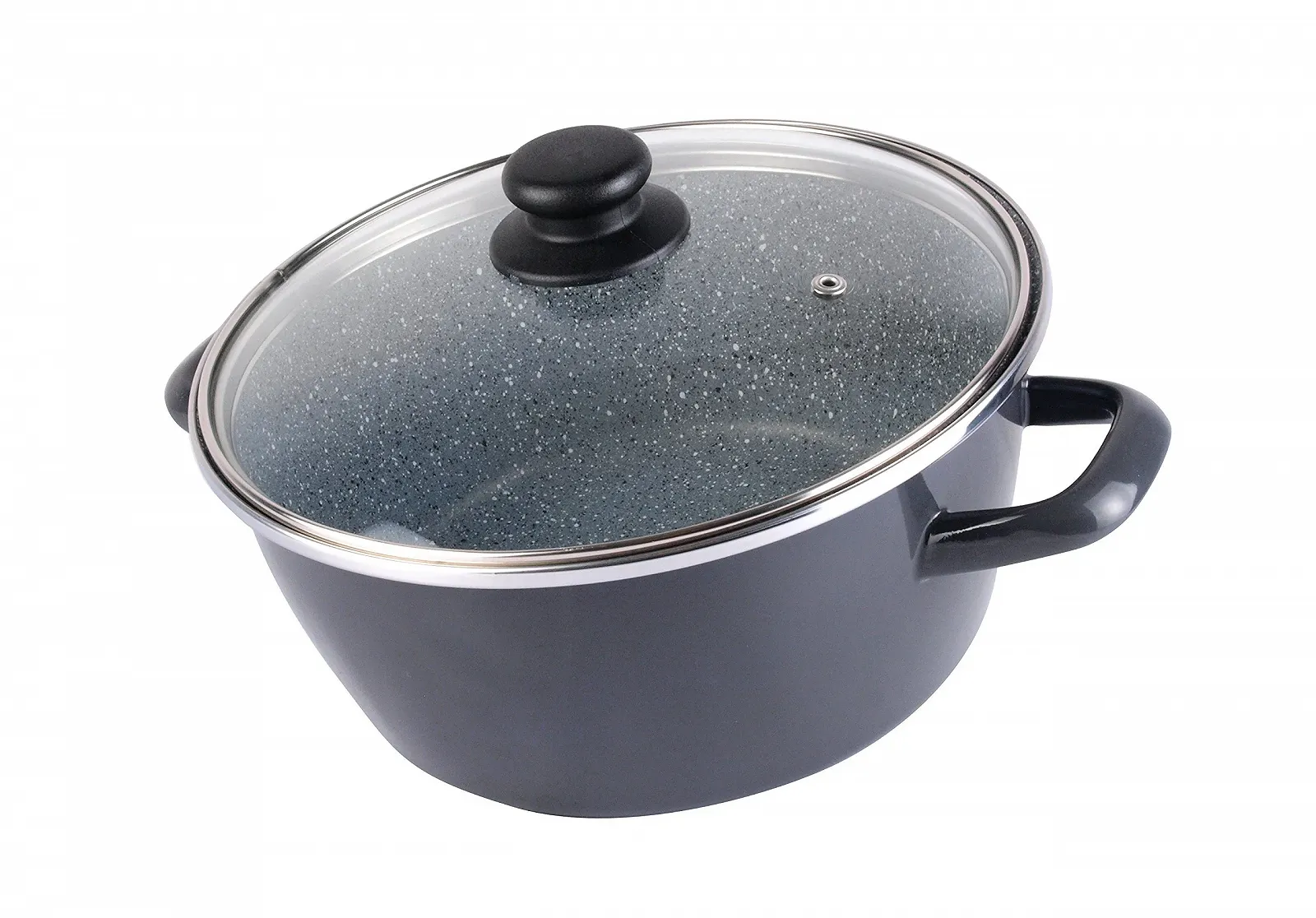 Сковорода Magefesa Dolomiti 20 см со стеклянной крышкой Серый меланж, фото №3 Сковорода Magefesa Dolomiti 20 см со стеклянной крышкой Серый меланж, фото №3