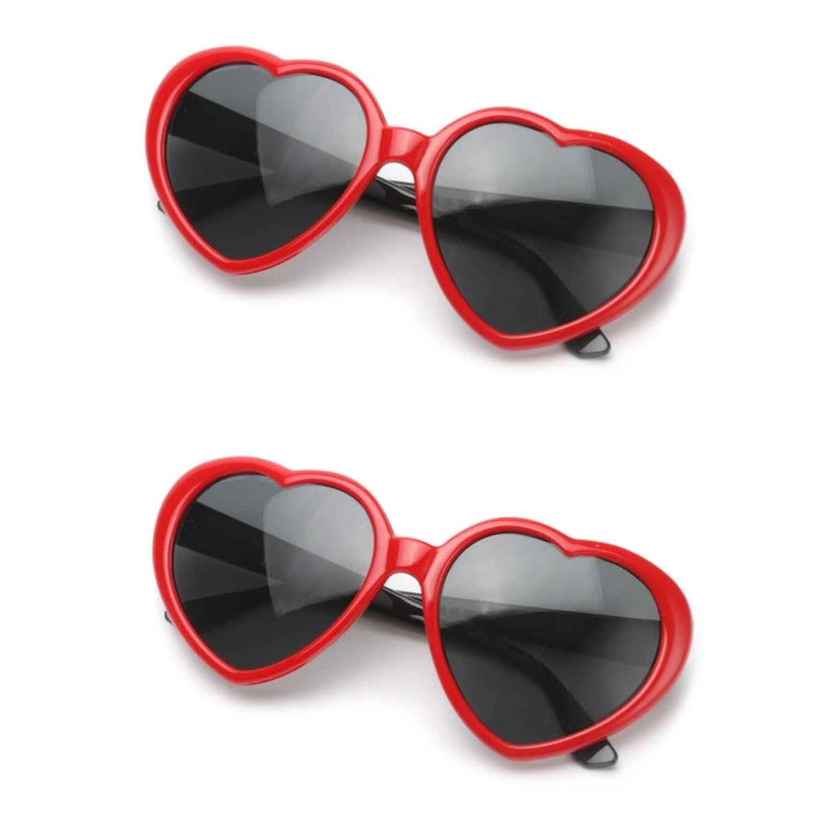 Сонцезахисні окуляри PACKOVE 2 шт. любовні у формі серця, вінтажні, фото №8