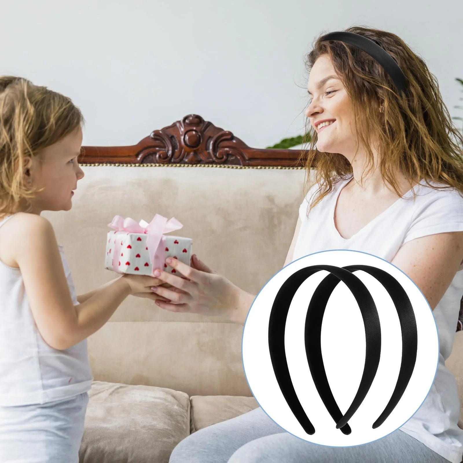 Обруч Атласний Широкий, фото №5