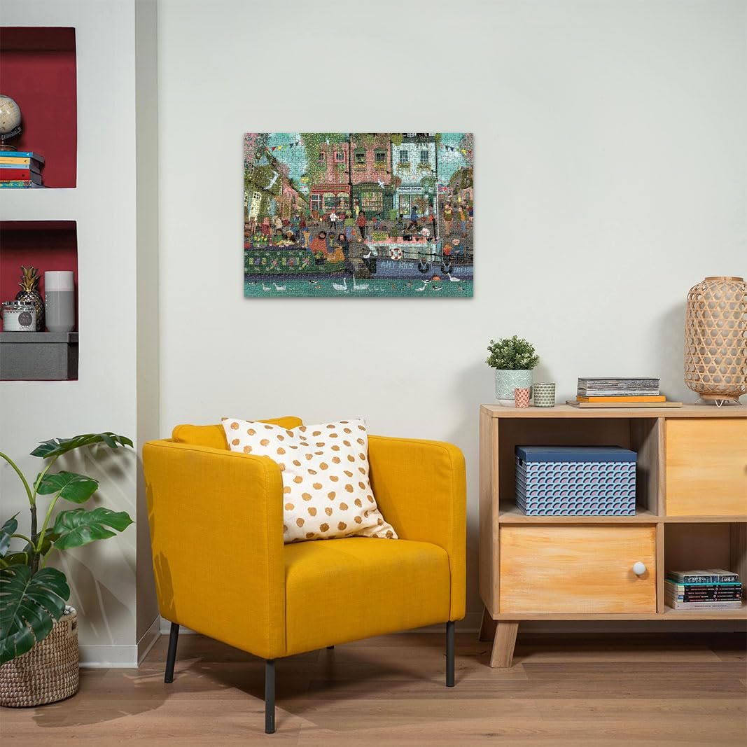 Пазл Ravensburger Riverside Town 1000 деталей 14+, фото №5