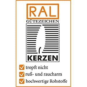 Свечи Müller Некрашенные Колонновые Свечи - Набор из 6 Шт. в Массе - 6,8 х 11 см - 35 Часов Долговечные Декоративные Свечи - Без Подтеков Воск, фото №5