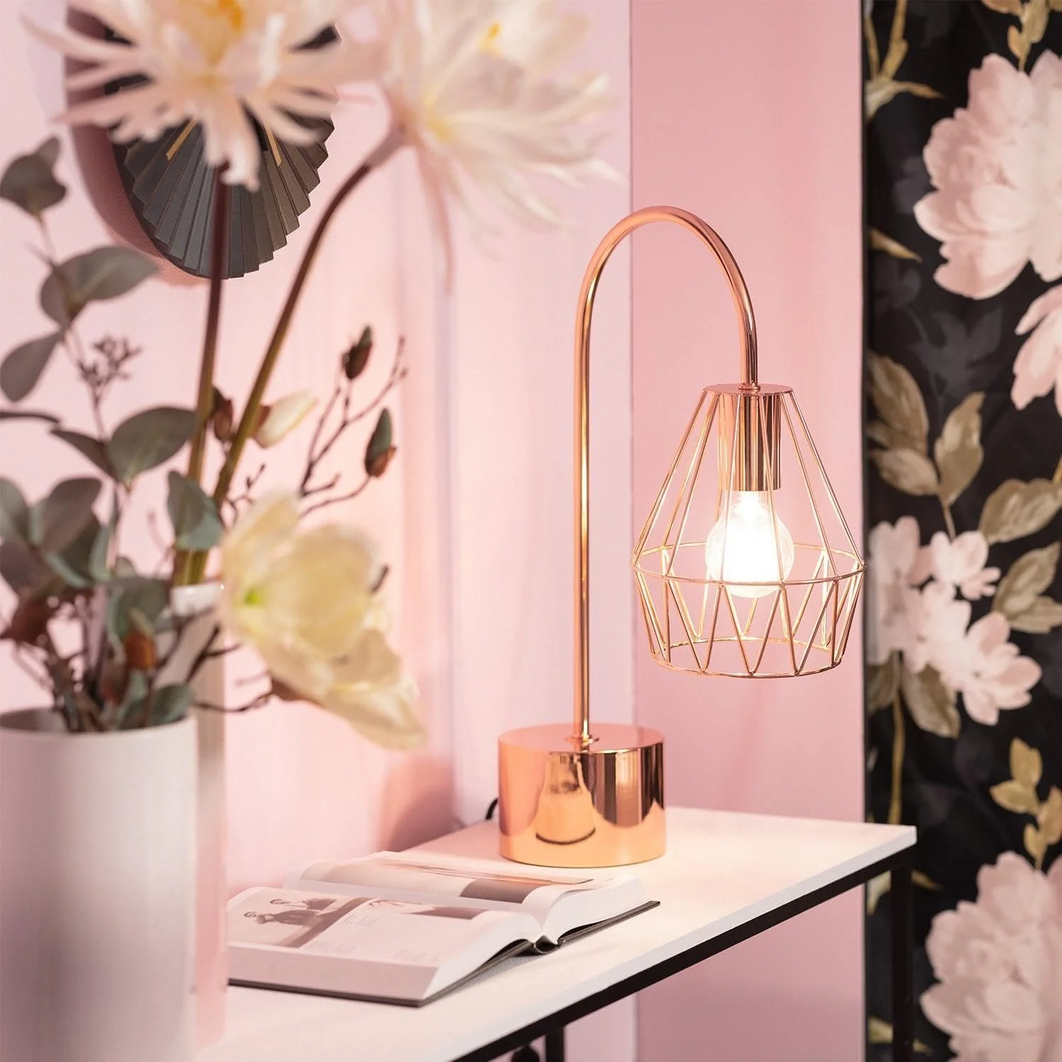 Настільна лампа LEDKIA LIGHTING Fugalaau 470х330х170 мм E27 Copper Metal, фото №4