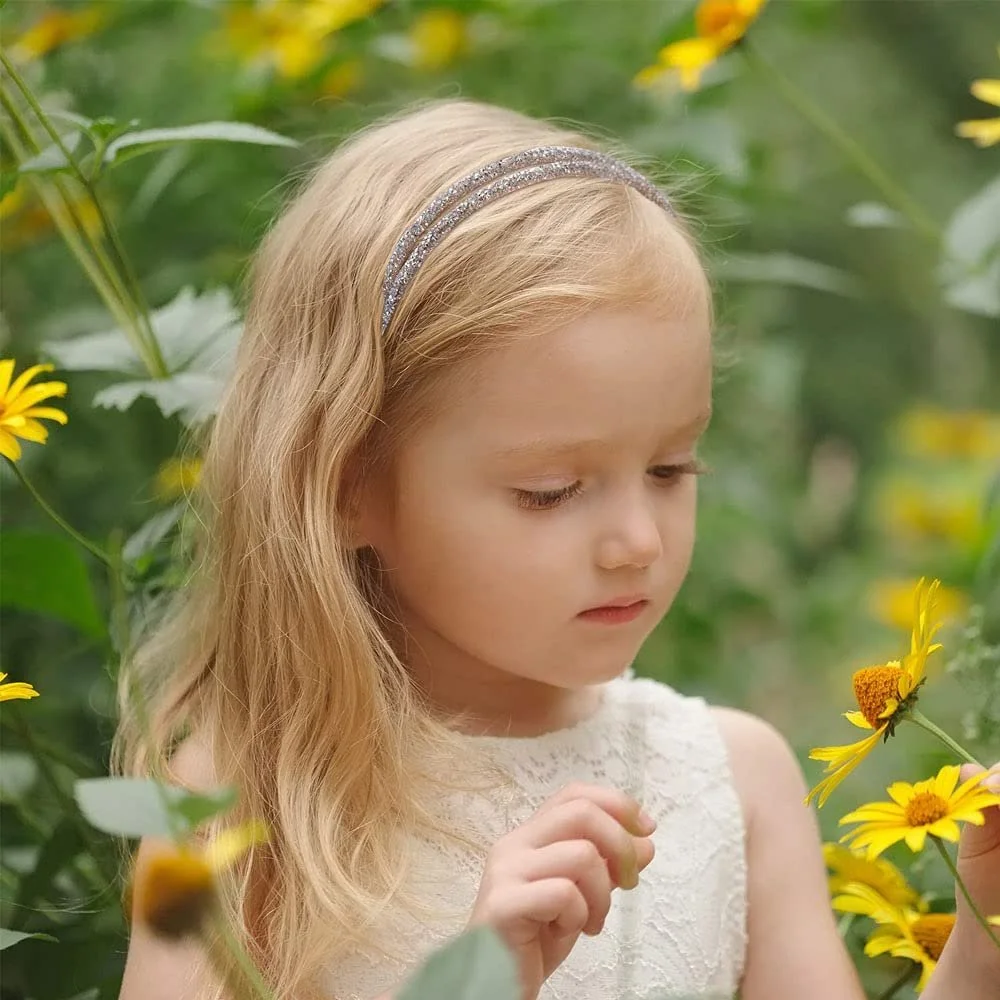 Обруч для волосся зі стразами, 3 штуки, модний, фото №7