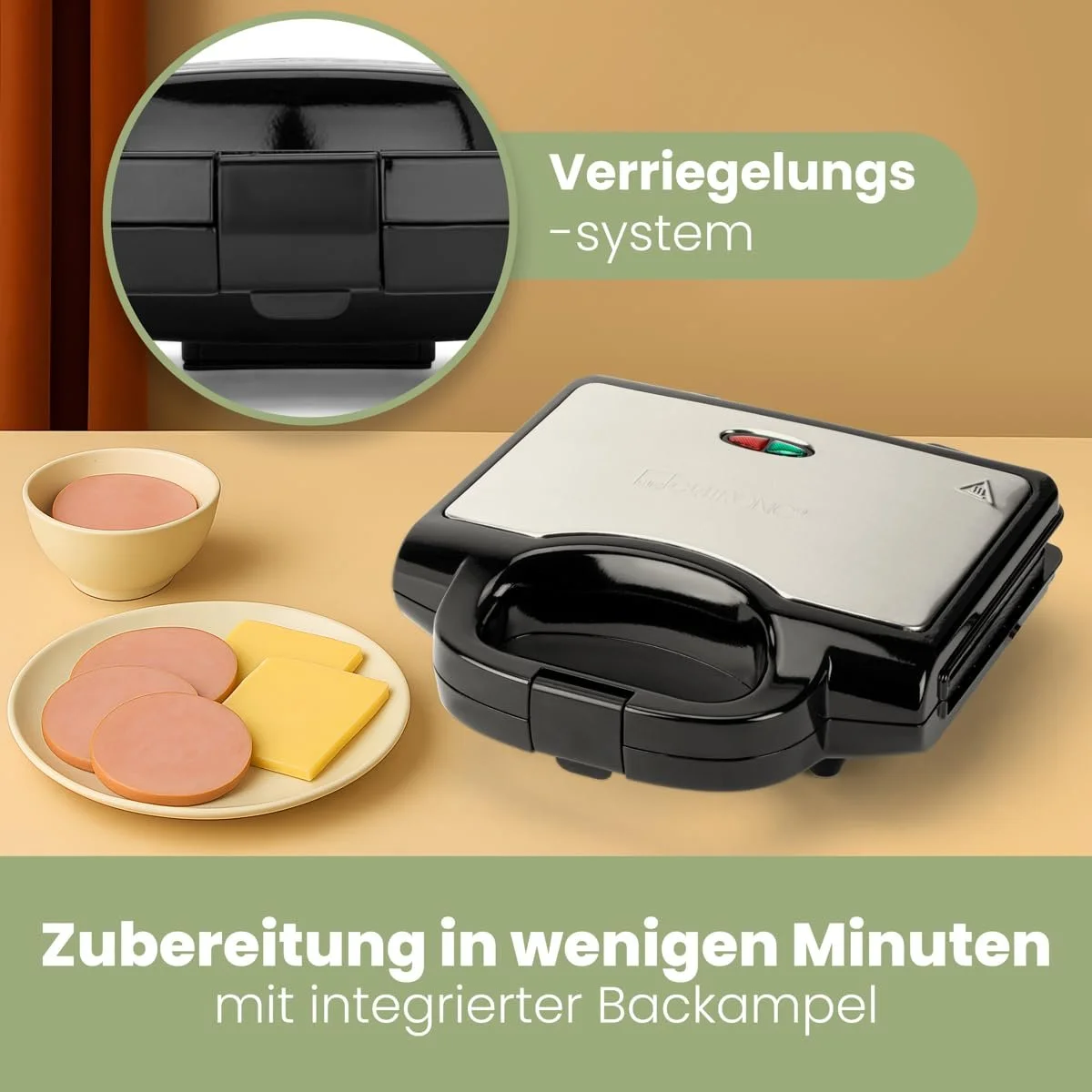 Сэндвичница Clatronic ST 3778 750 Вт, черная/нержавеющая сталь., фото №4 Сэндвичница Clatronic ST 3778 750 Вт, черная/нержавеющая сталь., фото №4