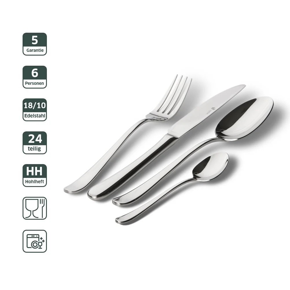 Набір столових приборів Paul Wirths Blues на 6 персон, Гармонійний дизайн, фото №5