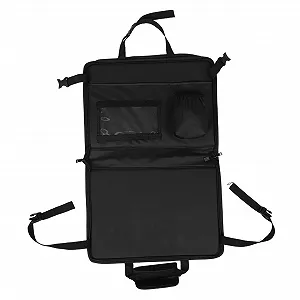 Столик для керма автомобіля складаний зі штучної шкіри з сумкою для зберігання, портативний - Фото 1