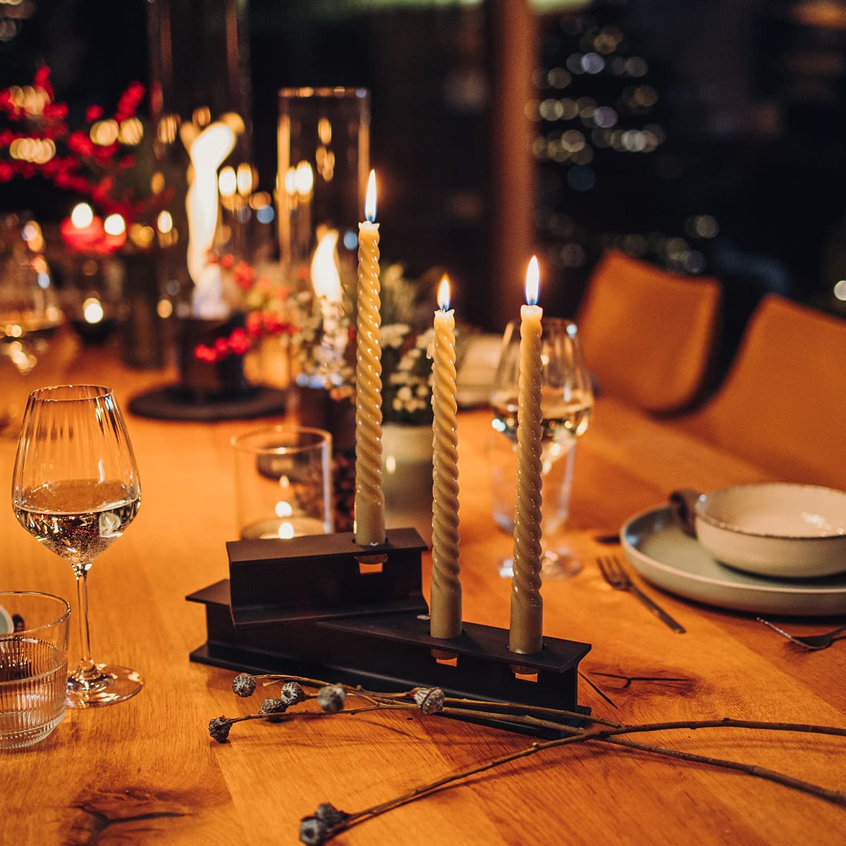 Підсвічник höfats Henry Metal II Чорний Алюміній, фото №3 Підсвічник höfats Henry Metal II Чорний Алюміній, фото №3