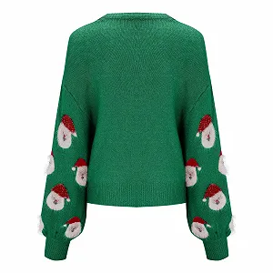 Смешной рождественский джемпер для девочек synthetic.ua - Фото 1