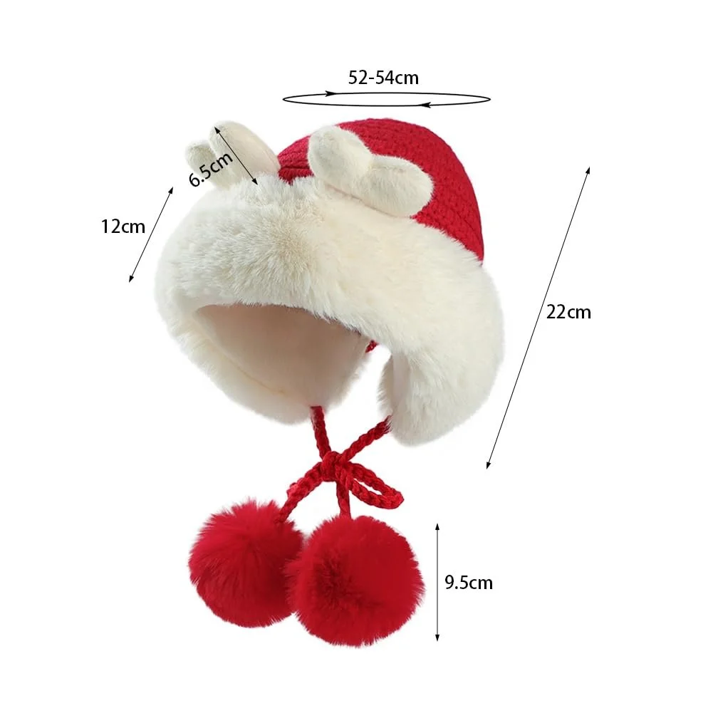 Зимняя шапка Детская вязаная шапка с помпоном Флисовая подкладка, фото №8