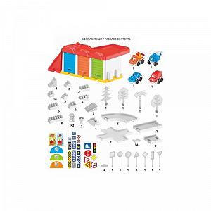 Игрушка-конструктор Паркинг 99 деталей [tsi245173-TSI] synthetic.ua - Фото 1