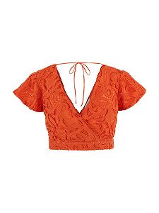 Мереживний кроп-топ G BAGS MALA, BLA, ST - Фото 1