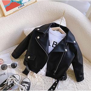 Косуха дитяча 90-140 см Байкерська куртка завужена Perfecto - Фото 1