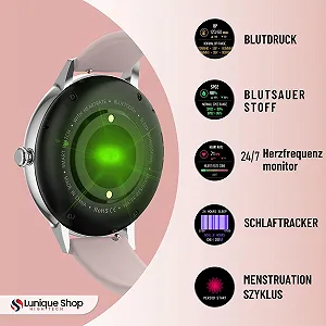 Смарт-часы LSCALL Женский с звонками и голосовыми помощниками synthetic.ua - Фото 1