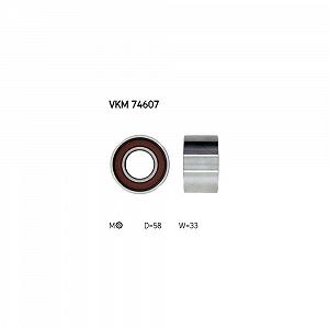 Ролик натяжителя ремня ГРМ SKF VKM 74607 для MAZDA, верхний - Фото 1