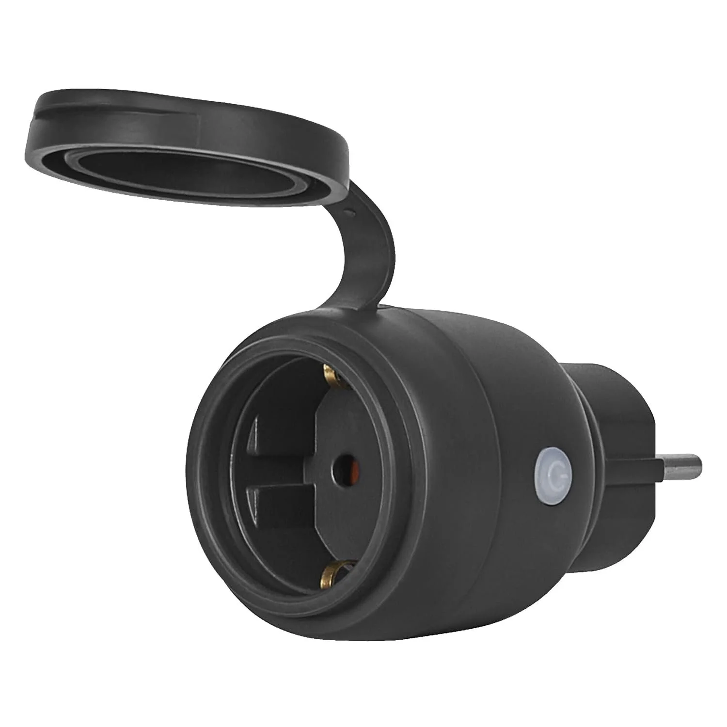 Розетки уличные умные OSRAM SMART+ WiFi Matter 3680 Вт 16 A Черный, фото №2