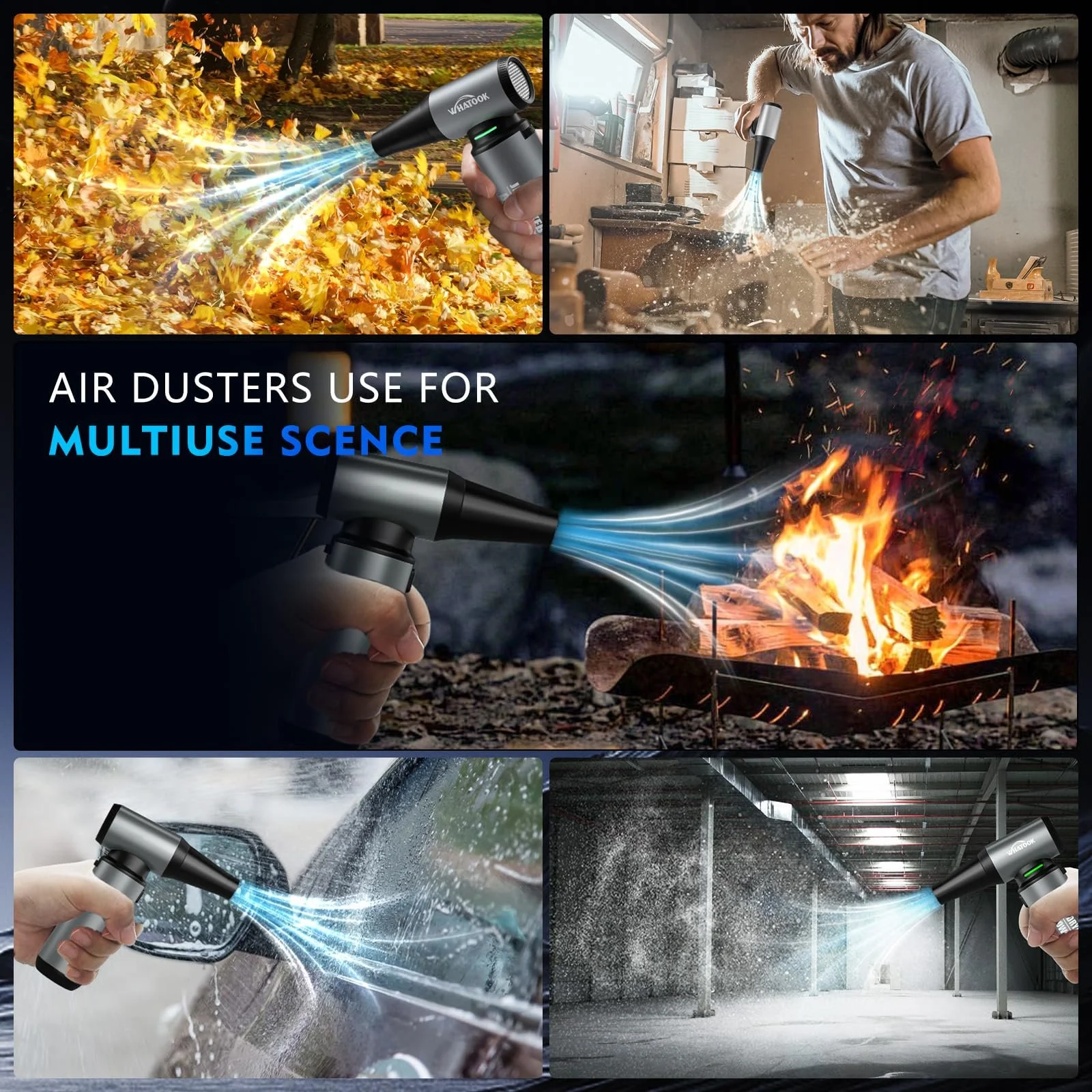 Электрический воздуходувка 200,000 rpm металлический 10000 mAh, фото №6 Электрический воздуходувка 200,000 rpm металлический 10000 mAh, фото №6