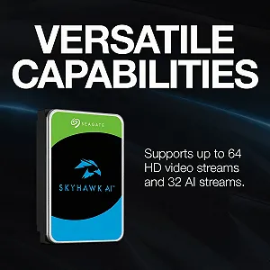 Жесткий диск Внутренний Seagate SkyHawk AI 12ТБ 3.5" SATA 6 Гбит/с 256 МБ Cache цена на synthetic.ua - Фото 1 Жесткий диск Внутренний Seagate SkyHawk AI 12ТБ 3.5" SATA 6 Гбит/с 256 МБ Cache synthetic.ua - Фото 1