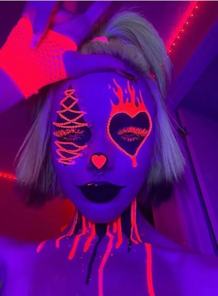 Набір Eyeliner UV Fluorescent Rainbow Liquid 6pcs водостійка, фото №4