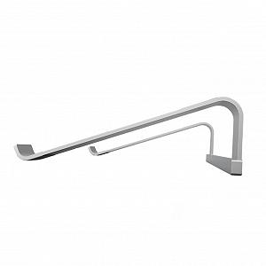 Подставка для ноутбука Vaguelly Aluminium Эргономичная Двойная Арка Теплостойкая Легкая Настольная Подставка для Охлаждения Ноутбука Портативная для Офиса и Путешествий - Фото 1