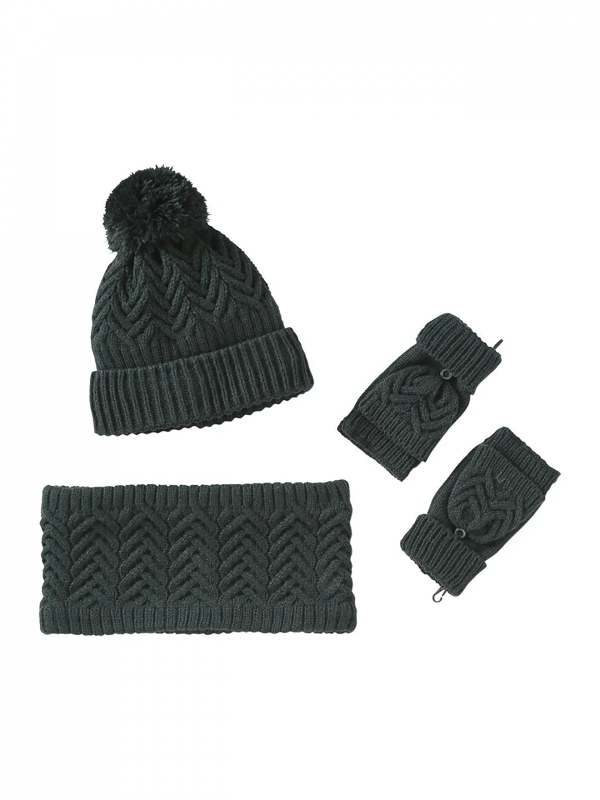 Комплект Шапка, Круговой Шарф и Перчатки Vertbaudet для Мальчика, фото №1 Комплект Шапка, Круговой Шарф и Перчатки Vertbaudet для Мальчика, фото №1