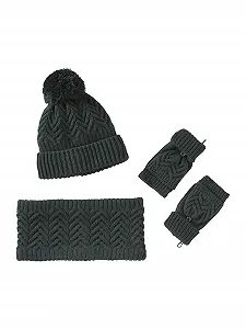 Комплект Шапка, Круговой Шарф и Перчатки Vertbaudet для Мальчика - Фото 1
