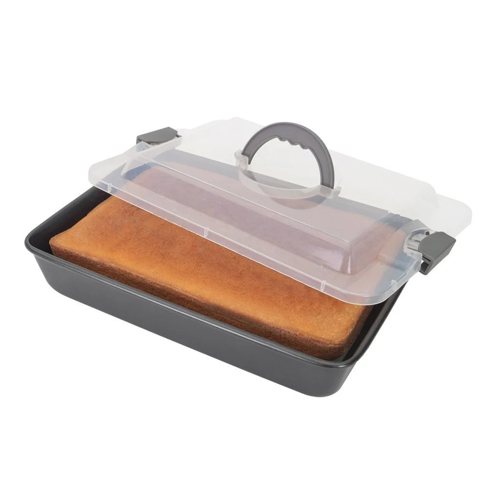 Форма для запекания Metaltex Superior с крышкой, 35.6 x 26 x 8.7 см, серебристая, фото №1 Форма для запекания Metaltex Superior с крышкой, 35.6 x 26 x 8.7 см, серебристая, фото №1