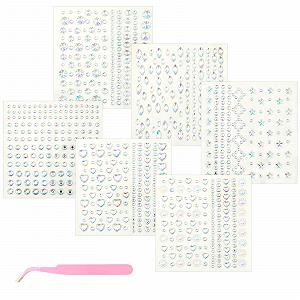 Самоклеючі кристали 892 шт. Акрилові камені - Фото 1