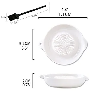 Керамічна терка Wasa для імбиру, часнику, цибулі, кругла synthetic.ua - Фото 1