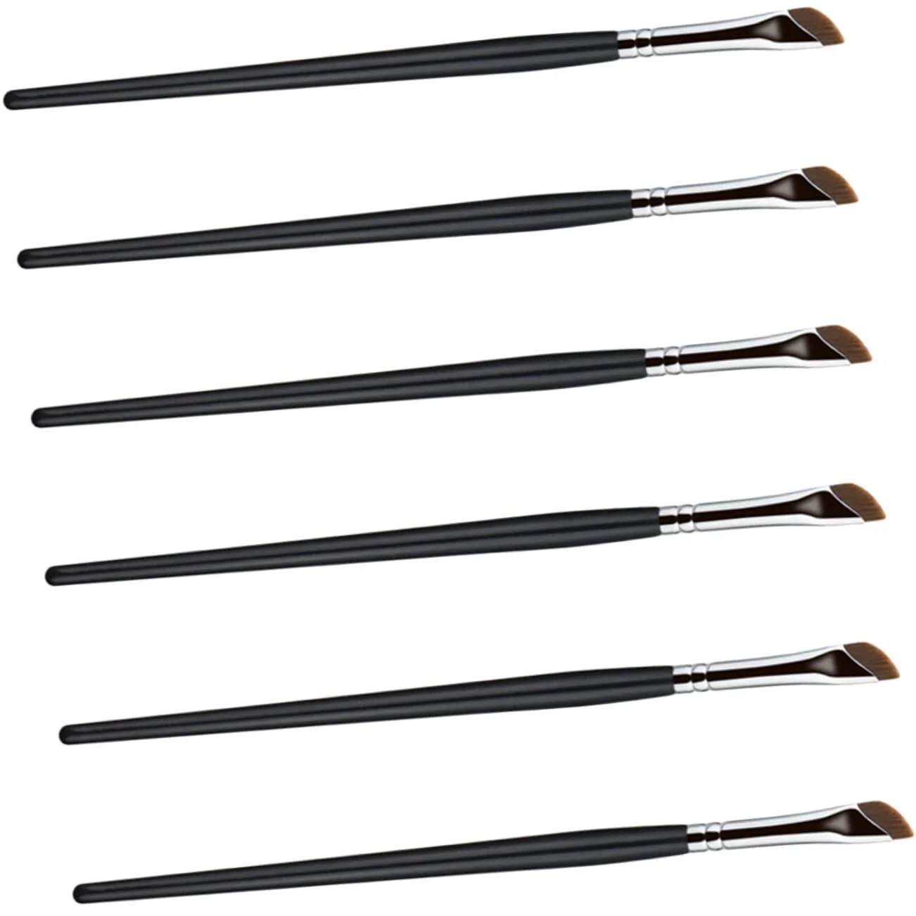 Набор кистей для бровей FRCOLOR 6 шт, тонкая, фото №1 Набор кистей для бровей FRCOLOR 6 шт, тонкая, фото №1