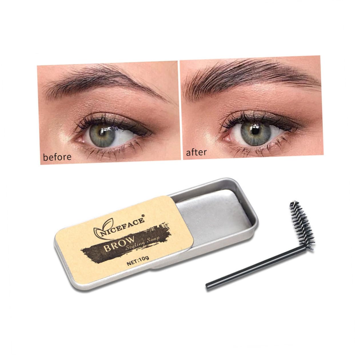 Набір MAGICLULU Eyebrow Soap Lamination Kit Eyebrow Cream Wax Eyebrow Gel Soap для фіксації брів Гель постійний з текстурою крему для жінок, фото №6 Набір MAGICLULU Eyebrow Soap Lamination Kit Eyebrow Cream Wax Eyebrow Gel Soap для фіксації брів Гель постійний з текстурою крему для жінок, фото №6