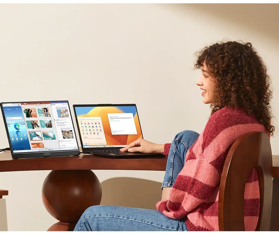 Монітор портативний 14" ARZOPA A1S Full HD IPS 60 Гц, фото №5