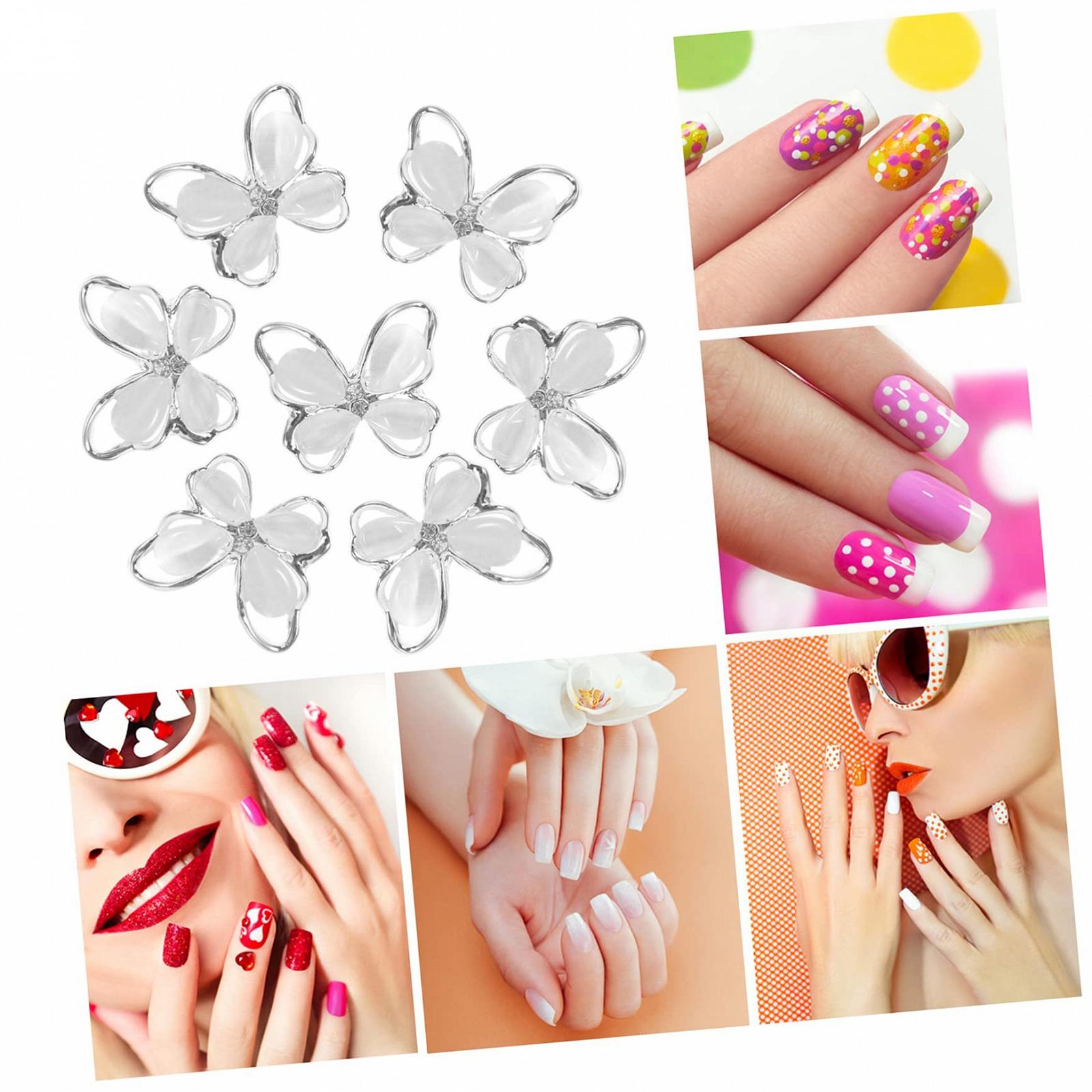 Украшения для ногтей Healeved 30 шт., золотые стразы, ювелирные изделия для ногтей, камни для ногтей, золотые украшения для гелевых ногтей, бабочки для нейл-арта, подвески для самостоятельного изготовления, 3D, фото №3