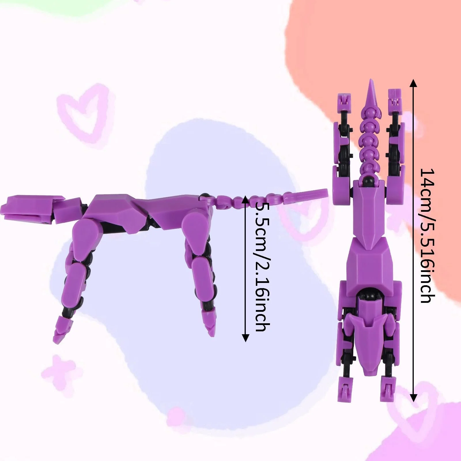 Набор игровых фигурок MEIEST Action Pet Dog Robot 3D Printed Dog 5 шт. подвижные, фото №4 Набор игровых фигурок MEIEST Action Pet Dog Robot 3D Printed Dog 5 шт. подвижные, фото №4